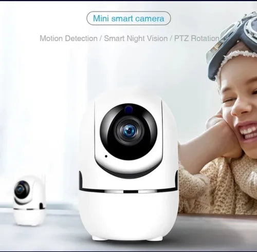 Cámara wifi Full HD rotatoria para monitoreo del bebé